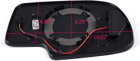 G-PLUS Driver Side Left Side Mirror Glass With Turn Signal Without Auto Dimming Replacement