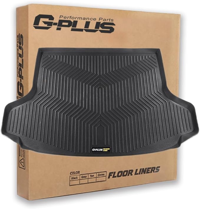 G-PLUS Rear Trunk Mat Compatible with Honda HRV 2023 2024 2025 TPE All Weather