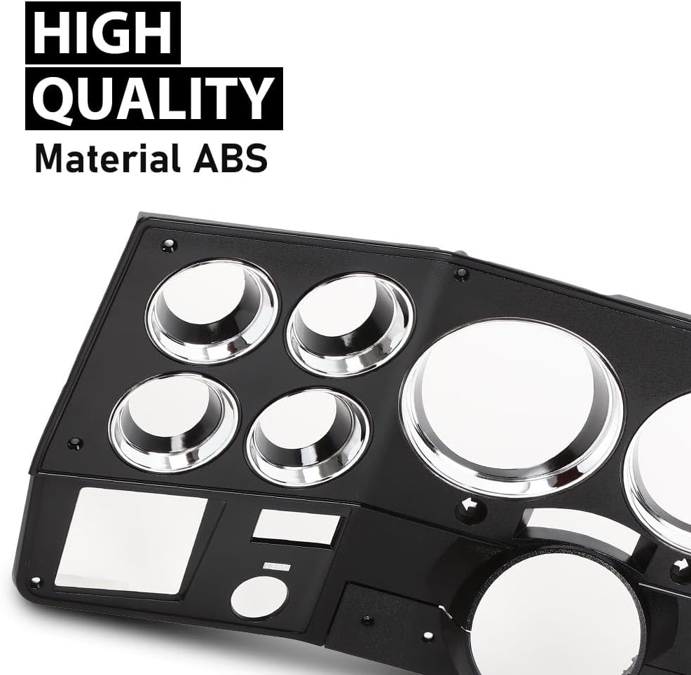 G-PLUS Truck Dash Bezel Panel with A/C Wiper Switch Hole Lower Cover