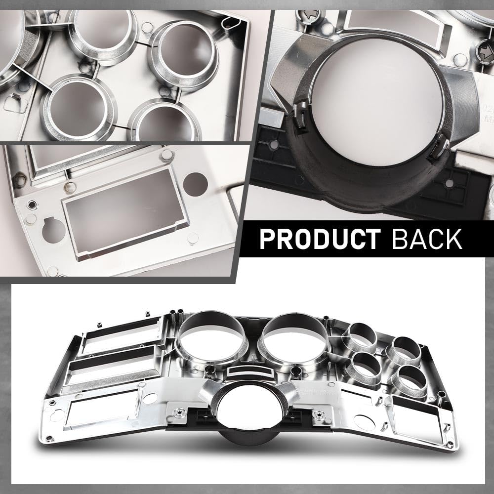 G-PLUS Truck Dash Bezel Panel with A/C Wiper Switch Hole Lower Cover