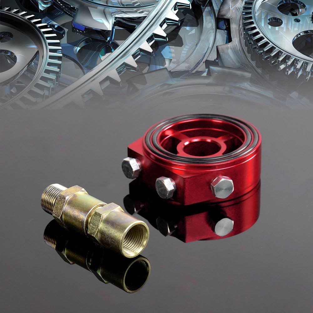 Racing Sport JDM Aluminum Oil/Gauge Filter Sandwich Adapter Plate Kit